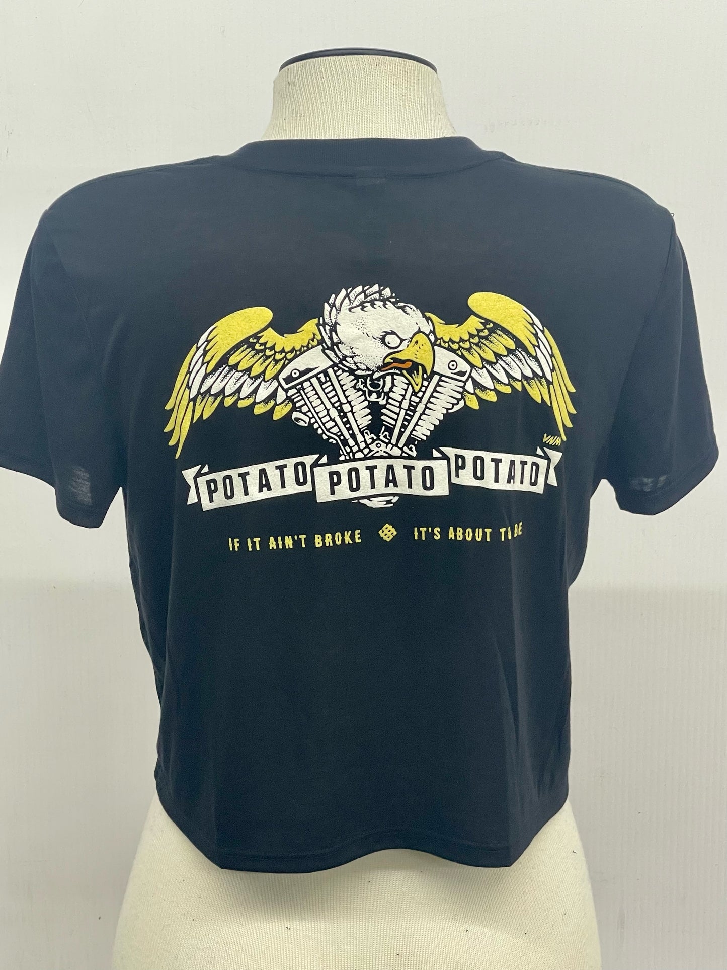 POTATO POTATO POTATO - CROPPED WOMEN'S TEE