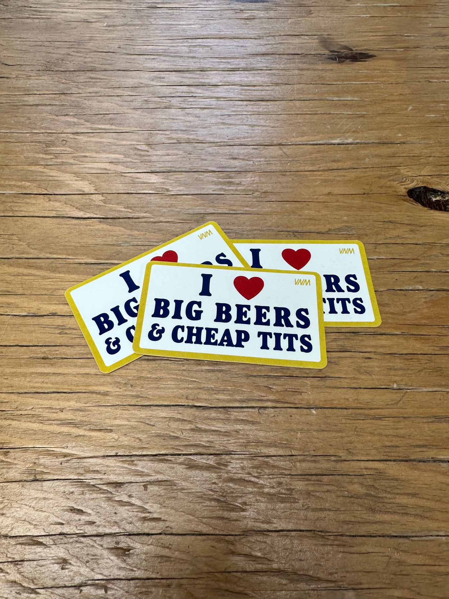 BIG BEERS - STICKER