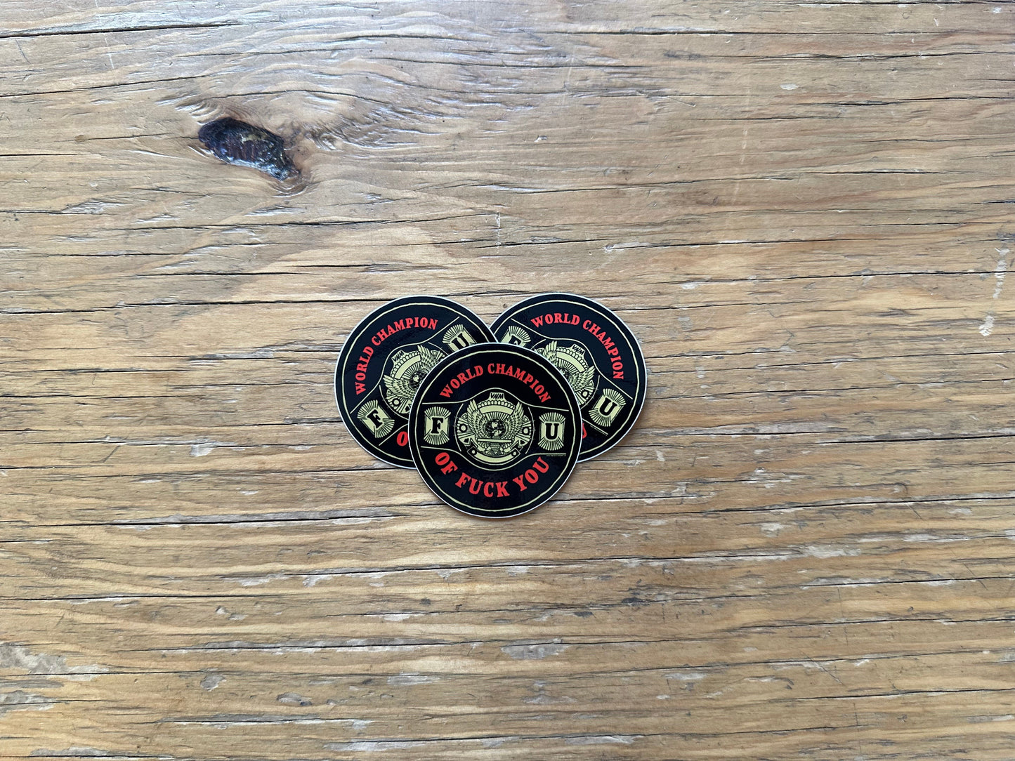 WORLD CHAMP - STICKER
