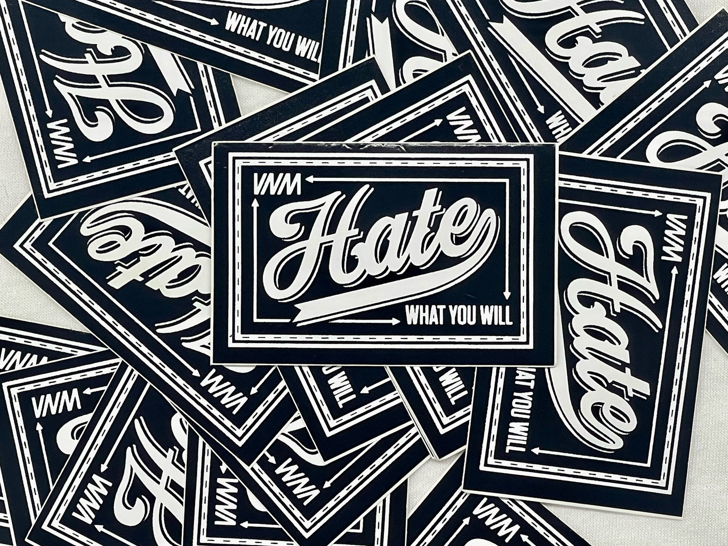 HATE WHAT YOU WILL - 3 STICKER PACK