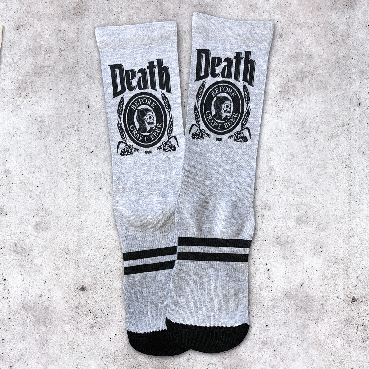 DEATH BEFORE - SOCKS (HEATHER)
