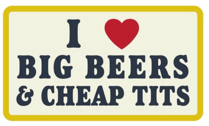 Big Beers - 3.5” sticker