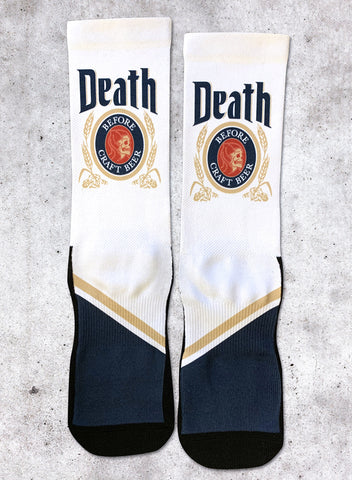 DEATH BEFORE - SOCKS (WHITE)