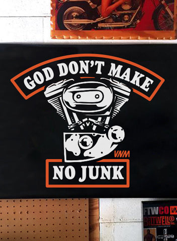 NO JUNK - SHOP BANNER
