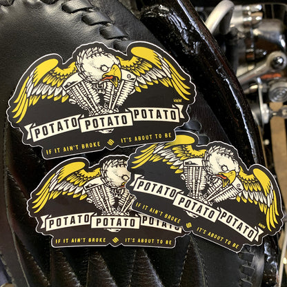 POTATO - 4" STICKERS 3-PACK