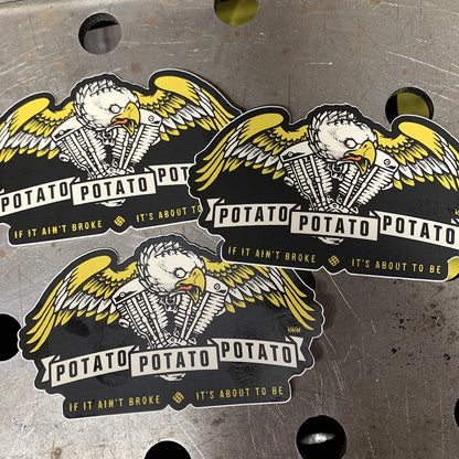 POTATO - 4" STICKERS 3-PACK