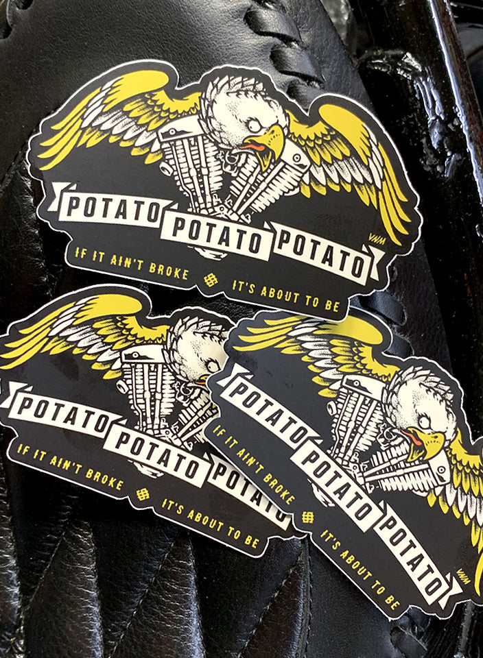 POTATO - 4" STICKERS 3-PACK