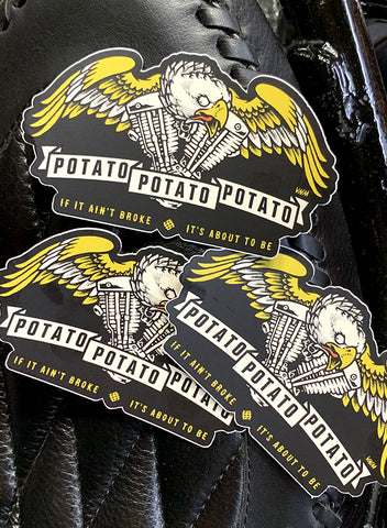 POTATO - 4" STICKERS 3-PACK